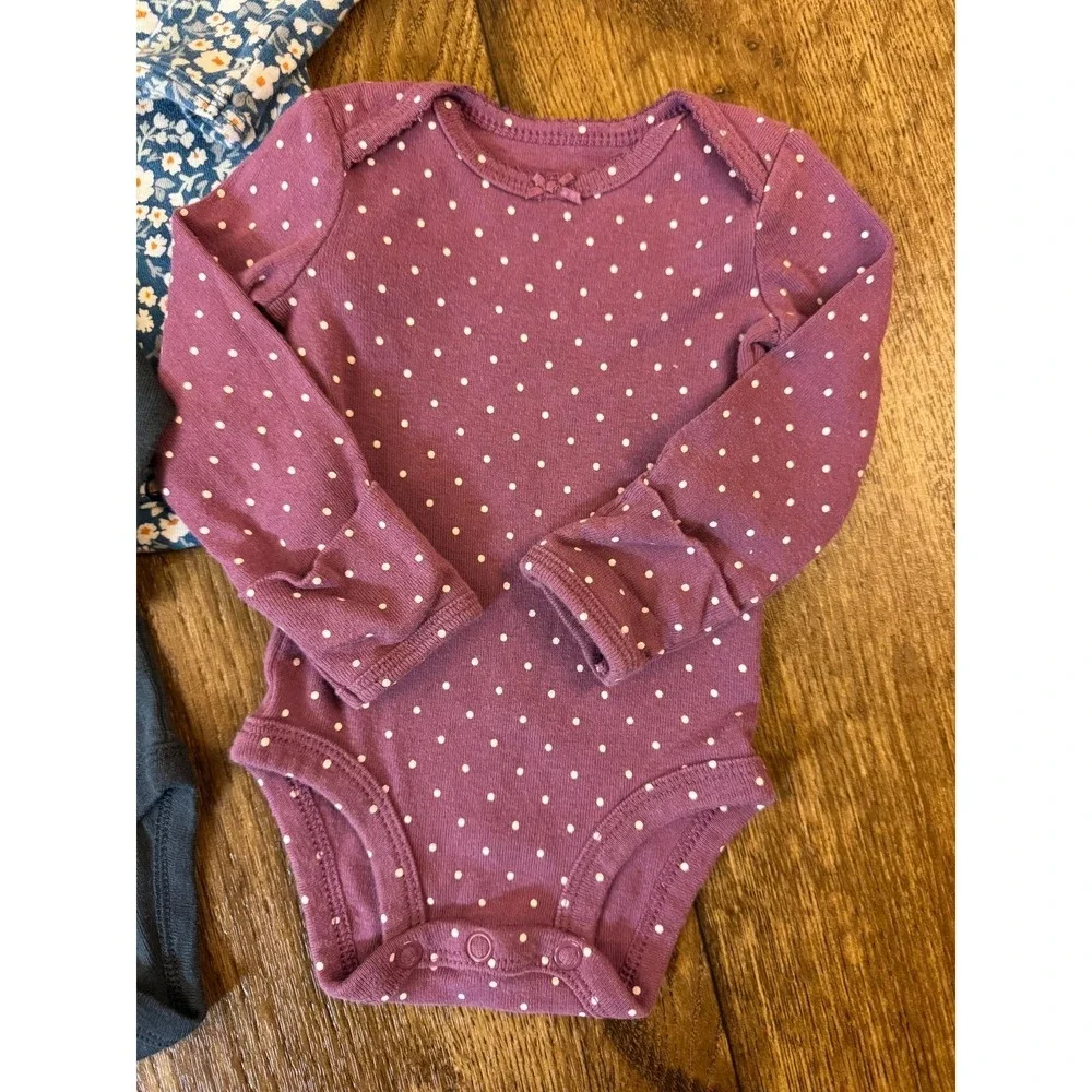 Carters Baby Girl Newborn Outfits Tee‎ Shirts L/S Bodysuits Clothes Lot Grandma